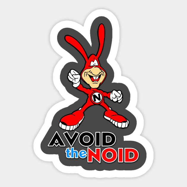 Avoid The Noid Sticker by BigOrangeShirtShop